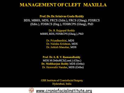 Cleft Maxilla